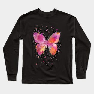 artsy butterfly Long Sleeve T-Shirt